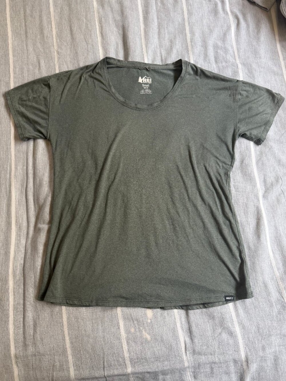 REI Co-op Sahara Women's T-Shirt, Sage Grey Heather, S